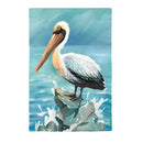 Summer Pelican Suede House Flag