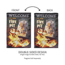 Welcome to our Fire Pit Garden Lustre Flag