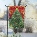 Classic Christmas Tree Lustre Garden Flag