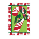 Candy Cane Applique House Flag