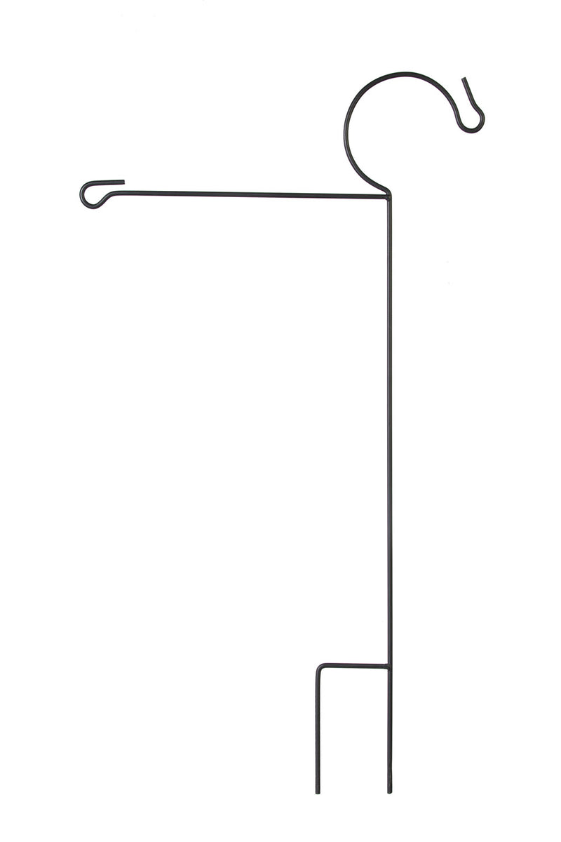 Evergreen Flag hardware,Garden Flag Stand with Shepherd's Hook,33.5x0.03x18.7 Inches