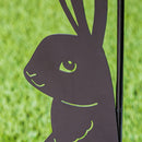 Bunny Laser Cut Garden Flag Stand,20157