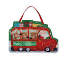 Christmas Bus Shaped Door Décor
