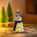 Chicago Cubs Snowman LED Statuary, 8"