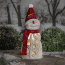 St Louis Cardinals Snowman LED Statuary, 26"
