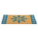 Sparkling Snowflake Coir Mat
