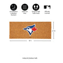 Toronto Blue Jays Extra Large Full Color Coir Mat, 60"x24"