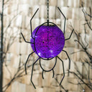 18.5" Solar Mosaic Hanging Spider,2sp7488