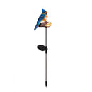 Blue Jay Chirping Charmer Solar Garden Stake