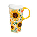 Sunflower Folk Ceramic Perfect Cup, 17oz, Gift Box