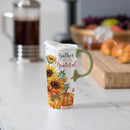 Gather and Be Grateful Sunflower Ceramic Perfect Cup, 17oz, Gift Box
