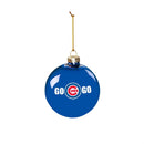 Chicago Cubs Blown Glass Ornament