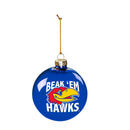 Blown Glass Ornament, University of Kansas