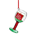 Christmas Vacation Ornament Wine Glass, Asst, 4"H