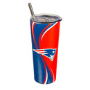 Stainless Steel Tumbler, 20oz, New England Patriots