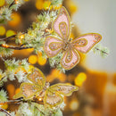 Season to Sparkle Ornament Butterfly Fabric Tree Clip, 6.75"L