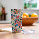 Bursting Blossoms Birds Double Wall Stainless Steel Tumbler, 20oz, Gift Box