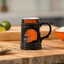 Cleveland Browns Ceramic Stein Cup, 24oz