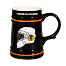 Chicago Blackhawks Ceramic Stein Cup, 24oz