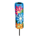 Spring Floral Pillar Garden Stake Cover