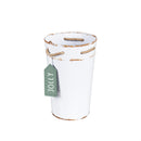 Holiday Poinsettia Planter, French Bucket with Holiday Tag, Set of 3