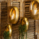 9" Gold Metal Garden Décor