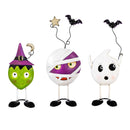 Spooky Monsters Metal Statue, 10"H