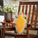Carrot Shaped Pillow, 20"H