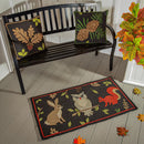 Indoor/Outdoor Fall Friends  Polypropylene Accent Rug 24"x42"