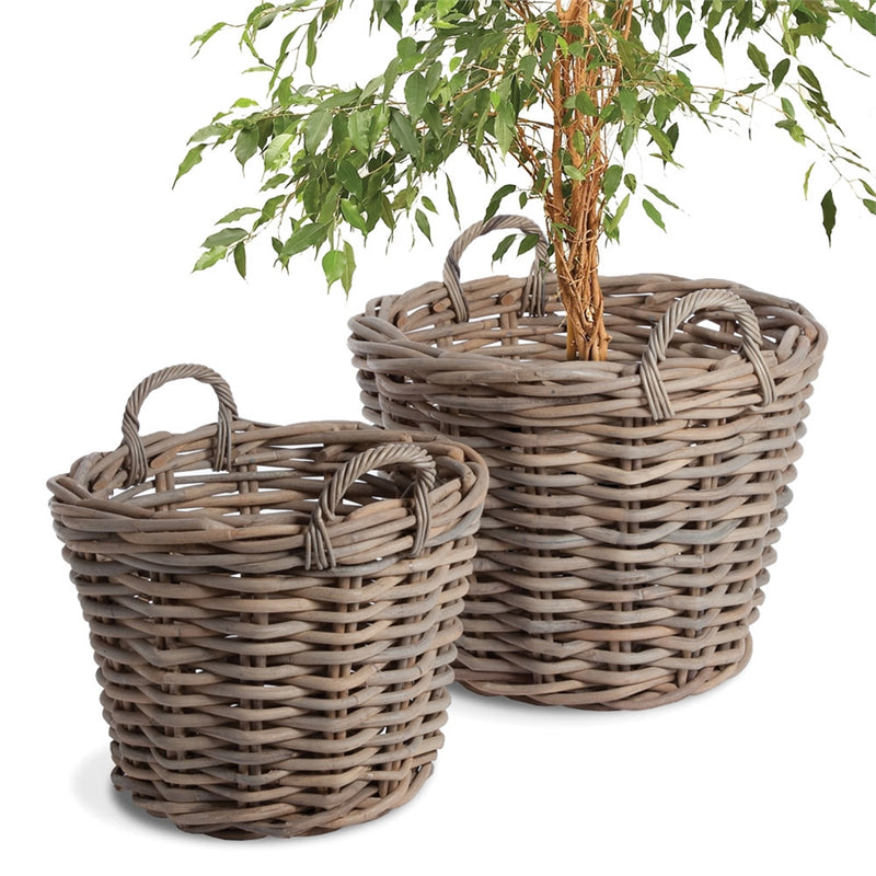 Normandy Tree Baskets , Set of 2 Gray