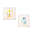 Colorful Beach House Mesh Wall Décor, 16" L x 16" H