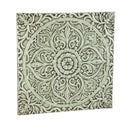 Vintage Blue Flower Metal Wall Art