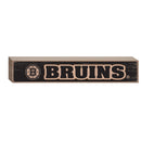 Boston Bruins Engraved Wood Sign, 3.5" x 18"