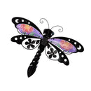 Solar Dragonfly Metal Wall Decor