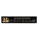 Cincinnati Bengals Engraved Wood Sign, 3.5" x 18"