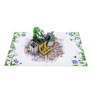 Spring Gardener Paper Pop Up Card