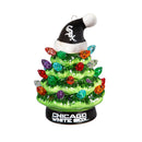 Chicago White Sox Mini LED Tabletop Christmas Tree 4"