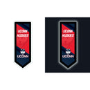 University of Connecticut College Pennant Glazelite LED Decor