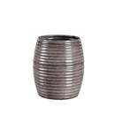 Metal Ribbed Planter, Set of 3
