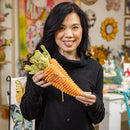 Carrot Bundle Fabric Table Decor, 13"H