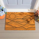 Southwest Sunrise Coir Mat, Landscape, 36"x24"
