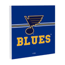St Louis Blues Wood Wall Sign, 12x12