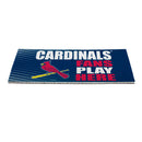 St Louis Cardinals Fan PVC Mat, 28"x16"