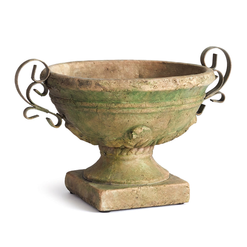 Napa Garden Collection-Weathered Garden Hanon Bowl Urn