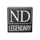 State Wooden Plock North Dakota 6x6"