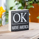 State Wooden Plock Oklahoma 6x6"