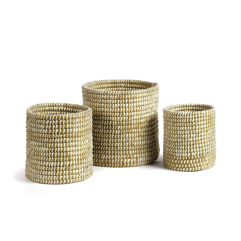 Rivergrass Mini Round Baskets , Set of 3