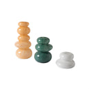 Cairn Glass Vases, Set of 3