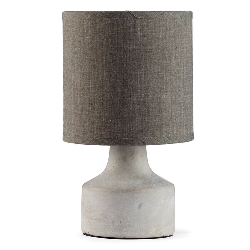 Napa Home & Garden Liev Mini 8-inch Cement Lamp, Gray