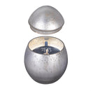 Bunny Blooms Egg Mercury Glass Candle Ancient Water